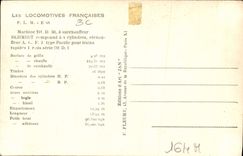 CPA Train Locomotive PLM E68