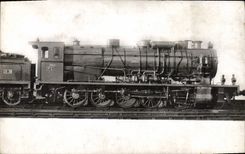 VINTAGE POSTCARD Train Engine PO D47