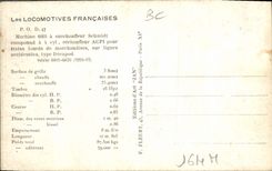 VINTAGE POSTCARD Train Engine PO D47