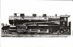 CPA Train Locomotive PO et Midi