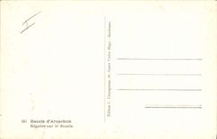 MODERN CARD Sailing Boat Basin of Arcachon Regattas on the basin