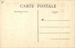 VINTAGE POSTCARD Old Militaria and new French flags in Alsace