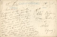 VINTAGE POSTCARD Militaria Mogneville December 18th, 1914 6th squadron of the Mogneville Train