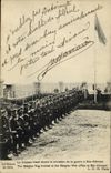 CPA Militaria Le drapeau hisse devant le ministere de la guerre a Ste ADresse 