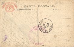 VINTAGE POSTCARD Militaria Museum of the army Flags