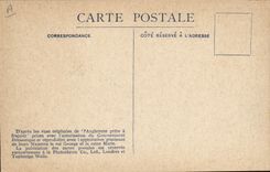 VINTAGE POSTCARD Bateau Underwater Submarine the B5 submarine arrives has a base of supply