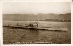 VINTAGE POSTCARD Bateau Underwater Submarine Victor Awakes
