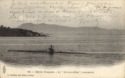 CPA Bateau Sous marin Sous-marin Le Gustave Zele 