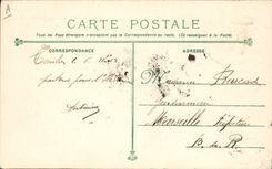 VINTAGE POSTCARD Boat Underwater Submarine Sea-bream Destroyer submersbile