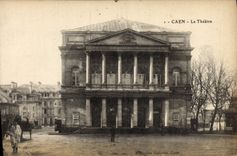 VINTAGE POSTCARD the Caen Theater