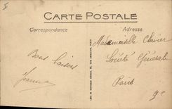 CPA Calais Le Theatre et la statue de Jacquard