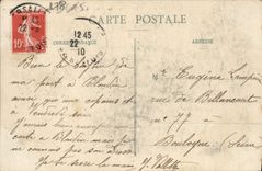 VINTAGE POSTCARD Versailles Small Trianon Seen of the French Garden