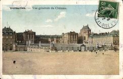 VINTAGE POSTCARD Versailles View of the Castle