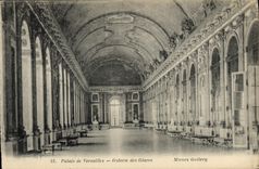 CPA Palais de Versailles Galerie des Glaces