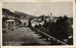 CPM Grasse Le Cours et la Cathedrale