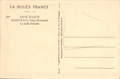 CPA Saint Paul La Vieille Fontaine Femme (animee)