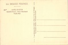 CPA Saint Paul Vieille rue 