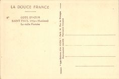 CPA Saint Paul La vieille Fontaine Femme 