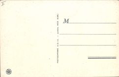 POSTAL Eze de la VENDIMIA en el mar visto de la cornisa grande