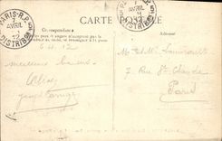 VINTAGE POSTCARD Versailles Bath of Diane and Her Low nymphs relief of Hongre