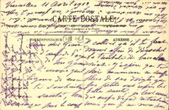 POSTAL Versalles de la VENDIMIA el ataque frontal en el parque