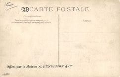 VINTAGE POSTCARD Nogent on the Marne Garnier and Valet Harms from May 14th to 15th 1912 the house