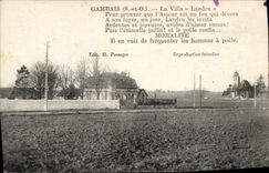 VINTAGE POSTCARD Gambais the Landru villa