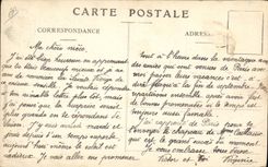 VINTAGE POSTCARD Hat for bases