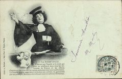 CPA La femme avocat