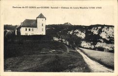 VINTAGE POSTCARD Surroundings of St Genix on Guiers Castle of Louis Chuck Gangster