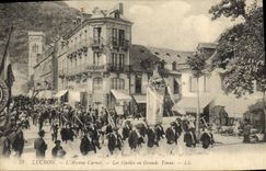 VINTAGE POSTCARD Luchon Alpinism the Carnot avenue guides in great behavior