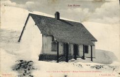 VINTAGE POSTCARD Alpinism the Alps Collar of the Madeleine international House Border