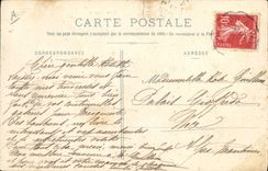 VINTAGE POSTCARD Alpinism the Alps Collar of the Madeleine international House Border