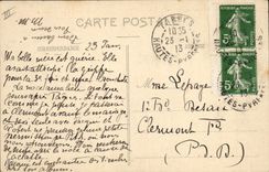 VINTAGE POSTCARD Alpinism the Pyrenees Collar of Aspin the refuge of the Peak of the South