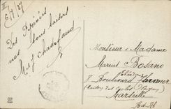 VINTAGE POSTCARD Central Pyrenees Alpinism Collar of Aspin the refuge and the peak of the South