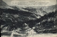 CPA Alpinisme Vallee du Queyras Col Izoard Refuge national Jolie route carrossable reliant les vallees la Durance Guil