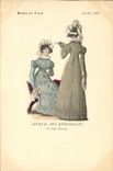 CPA Mode Coiffe Femme Journal des demoiselles Rue Drouot Annee 1821 