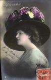CPA Mode Coiffe Femme Modele 1909