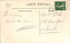 CPA Velo Cycle Cyclisme Pneu Hutchinson Victor Dupre