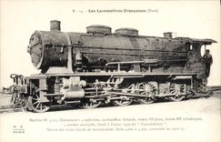 CPA Train Locomotive machine 4 213 Compound 