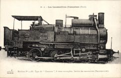 VINTAGE POSTCARD Train Engine Machine 4 5 88 type di Chameau