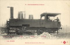 CPA Train Locomotive Machine de manoeuvres serie 1000
