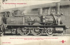 CPA Train Locomotive Machine 232 