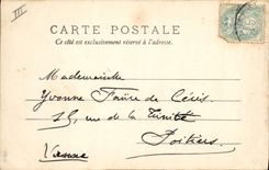 VINTAGE POSTCARD Sailing Bateau Of Tours has Veretz a boat of Expensive