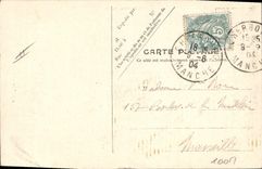 VINTAGE POSTCARD Sailing Boat Boat of sin