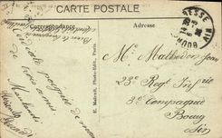 VINTAGE POSTCARD Sailing Boat Joinville the Bridge Edges of the Marne