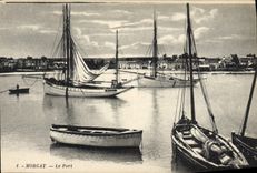 CPA Bateau Voilier Morgat Le port 