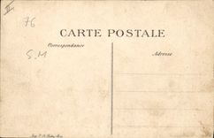 VINTAGE POSTCARD Sailing Boat Le Havre Left dun yacht at the bottom Heve