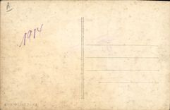 VINTAGE POSTCARD Militaria Given of the flags taken to the Germans to the governor of the Invalids on October 7th