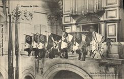 CPA Militaria Paris Invalides Chapelle Mes 7 premiers drapeaux pris a l'ennemi